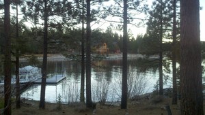 Big Bear Lakefront view from 370 Gibrater