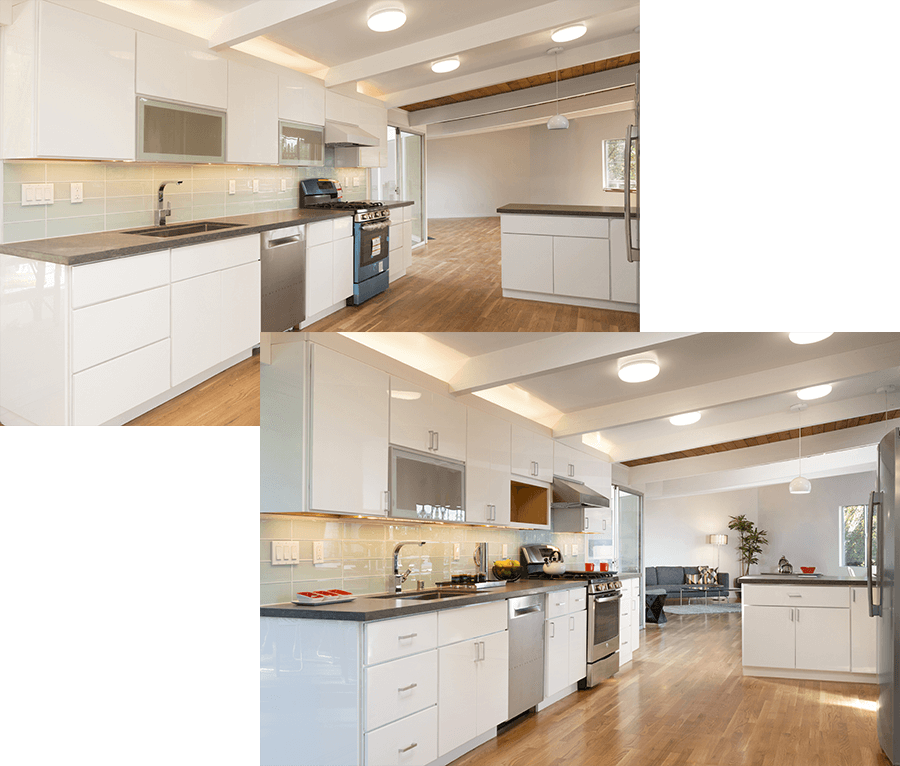 before and after - home staging photo