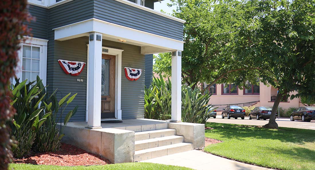 american style home in south park