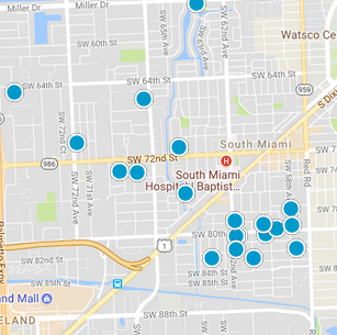 Interactive Map Search