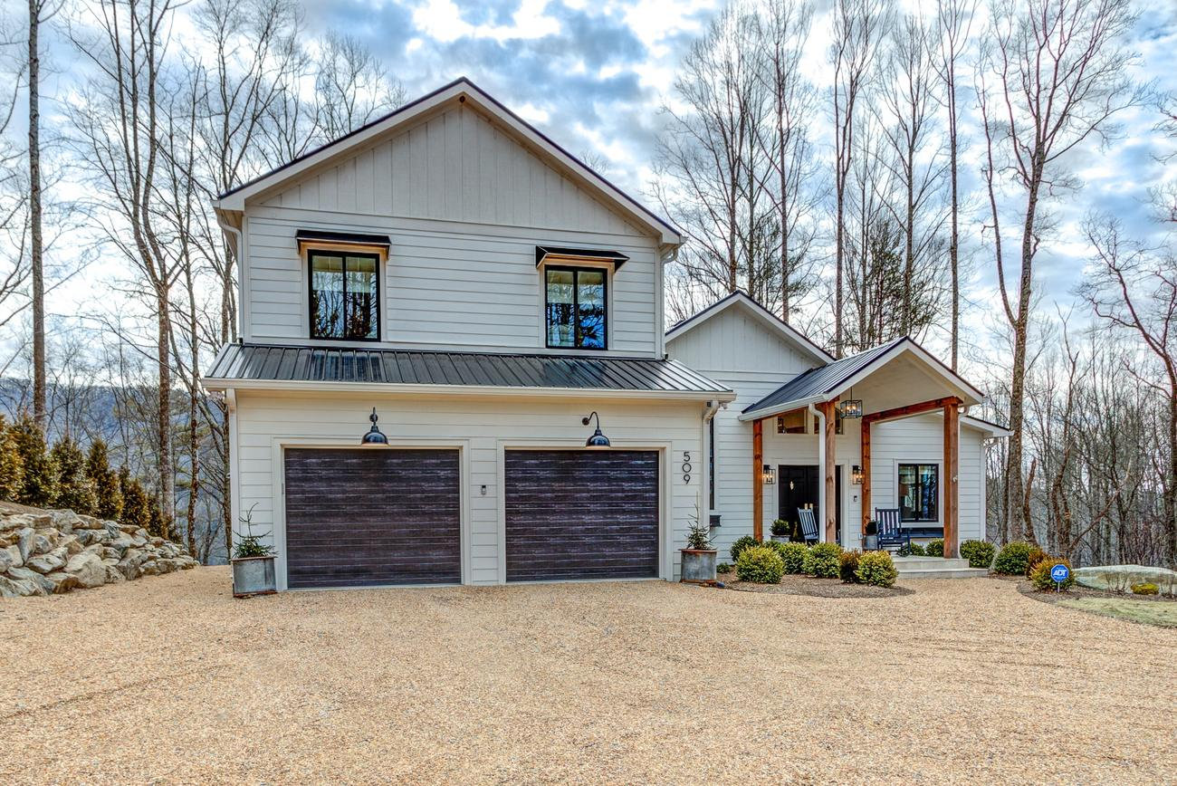 Actual photograph of 509 Crystal Mountain Road, a custom mountain home represented by Childers Realty Group