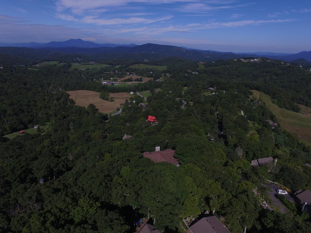 Original aerial photograph of Laurel Hill land and surrounding High Country mountain views