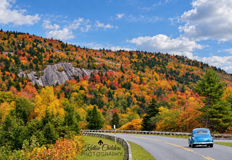 Autumn in the North Carolina mountains, photographed by Kathie Childers