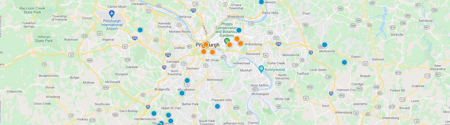 Interactive Map Search