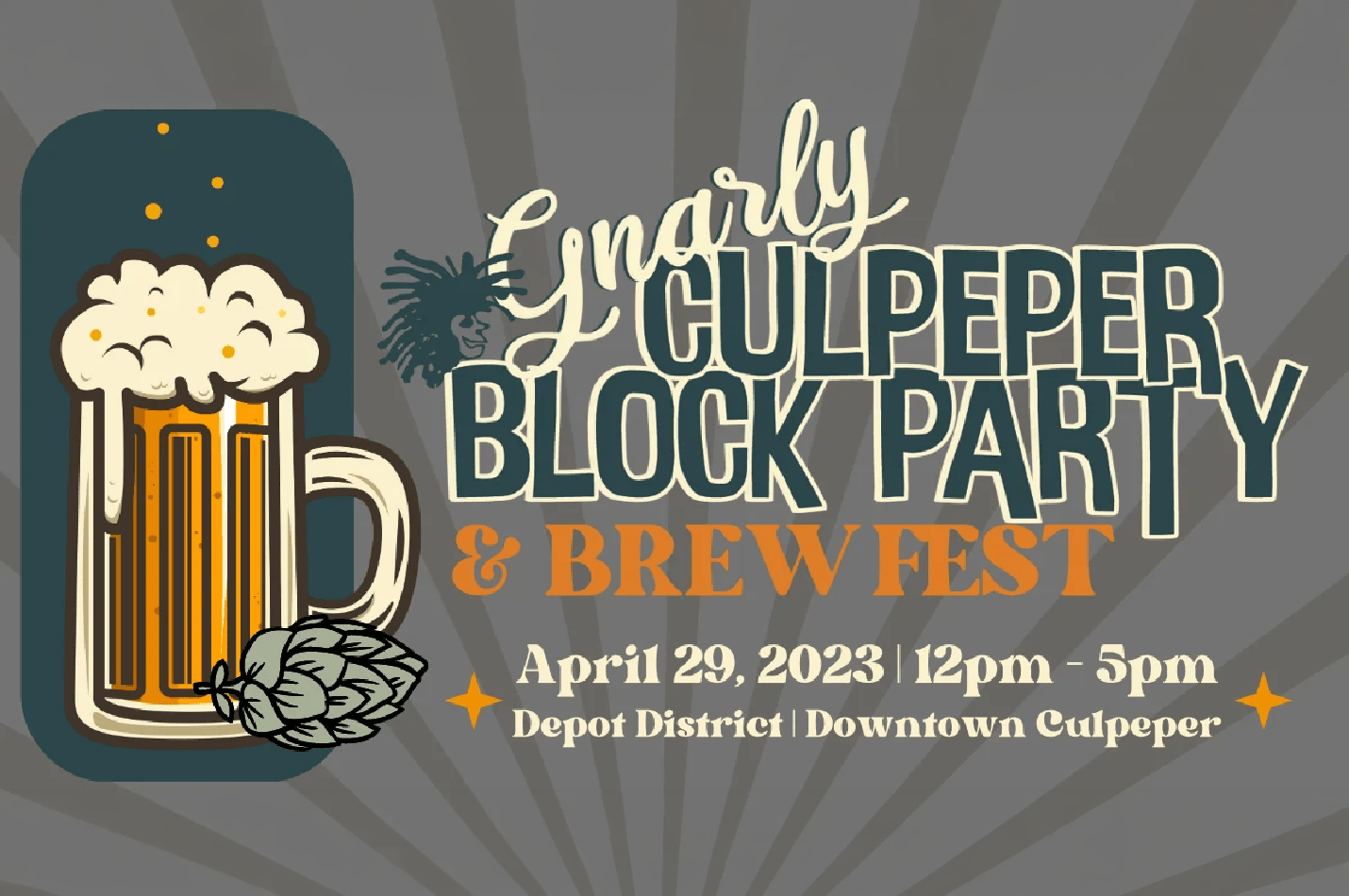 Gnarly Culpeper Block Party & Brewfest Train Depot Downtown Culpeper