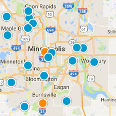 Interactive Map Search