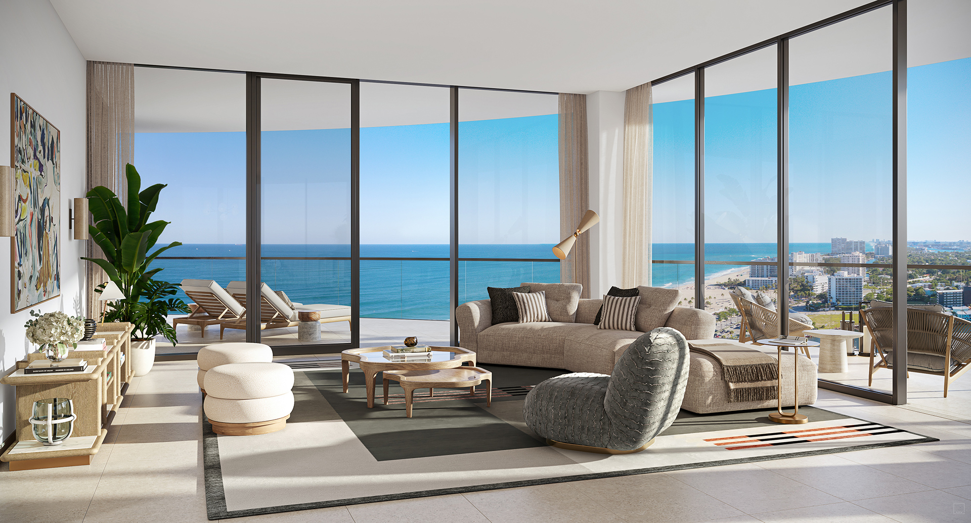 St. Regis Residences Bahia Mar - residence living room