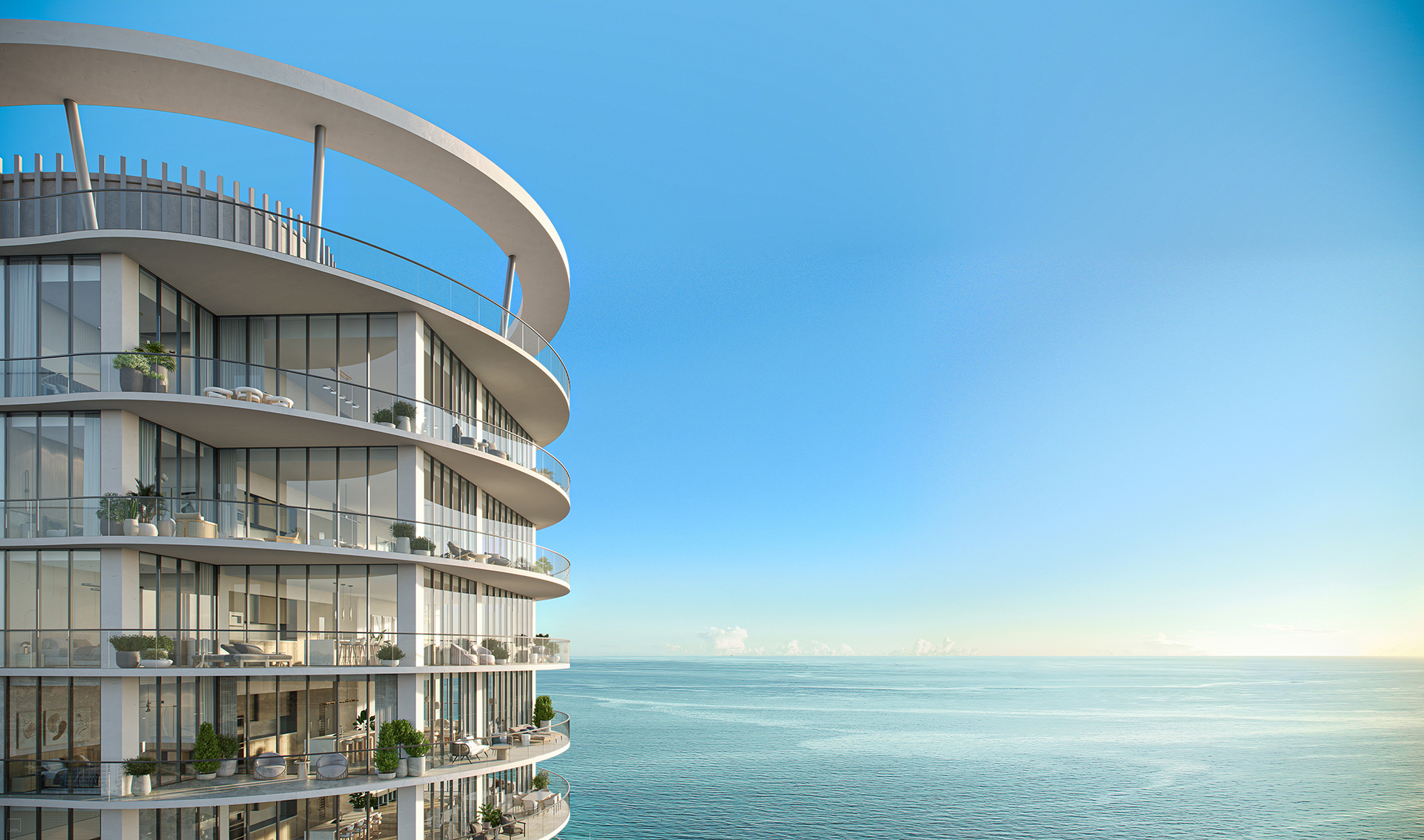 St. Regis Residences Bahia Mar - aerial balcony view