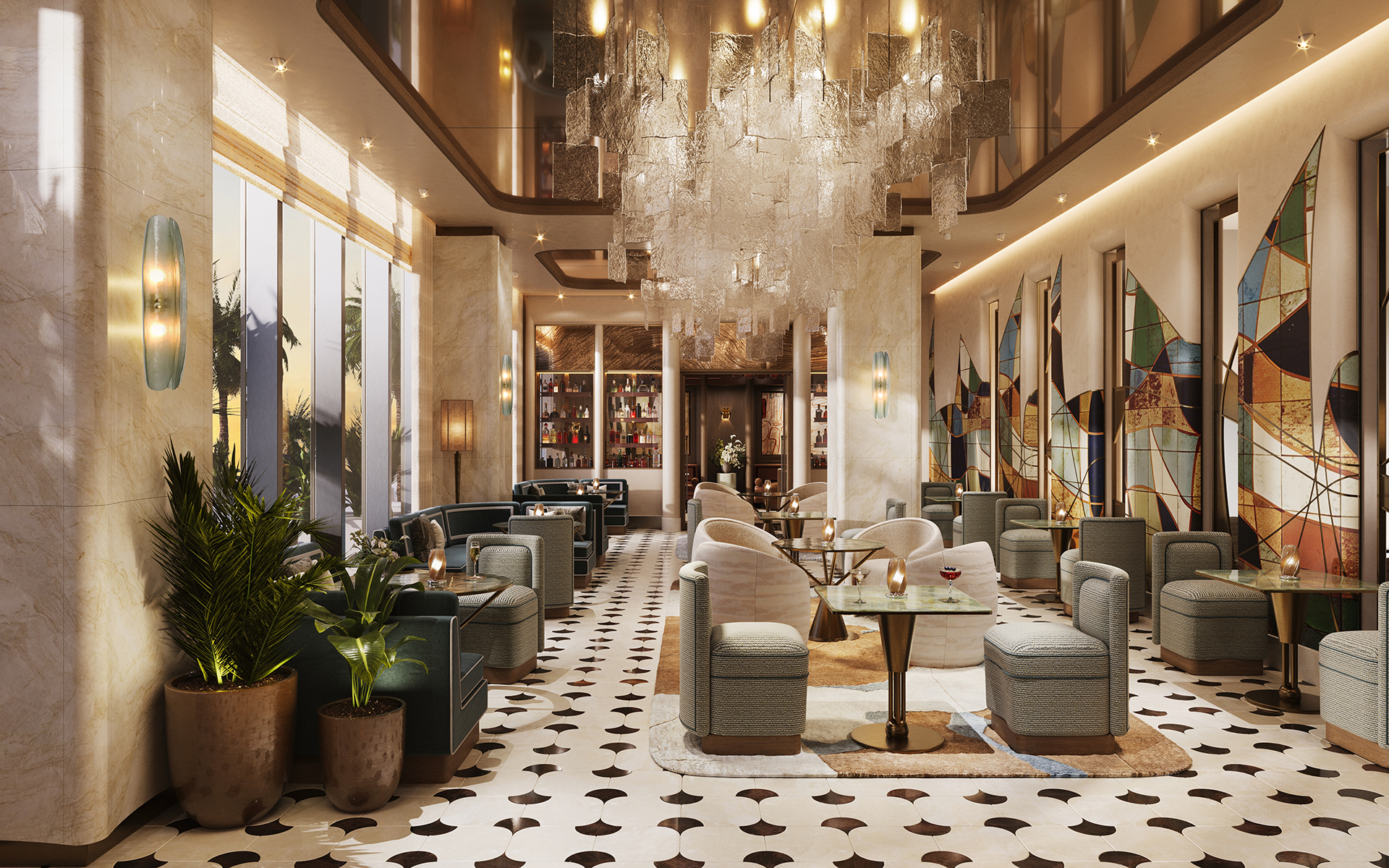 St. Regis Residences Bahia Mar - hotel bar and lounge