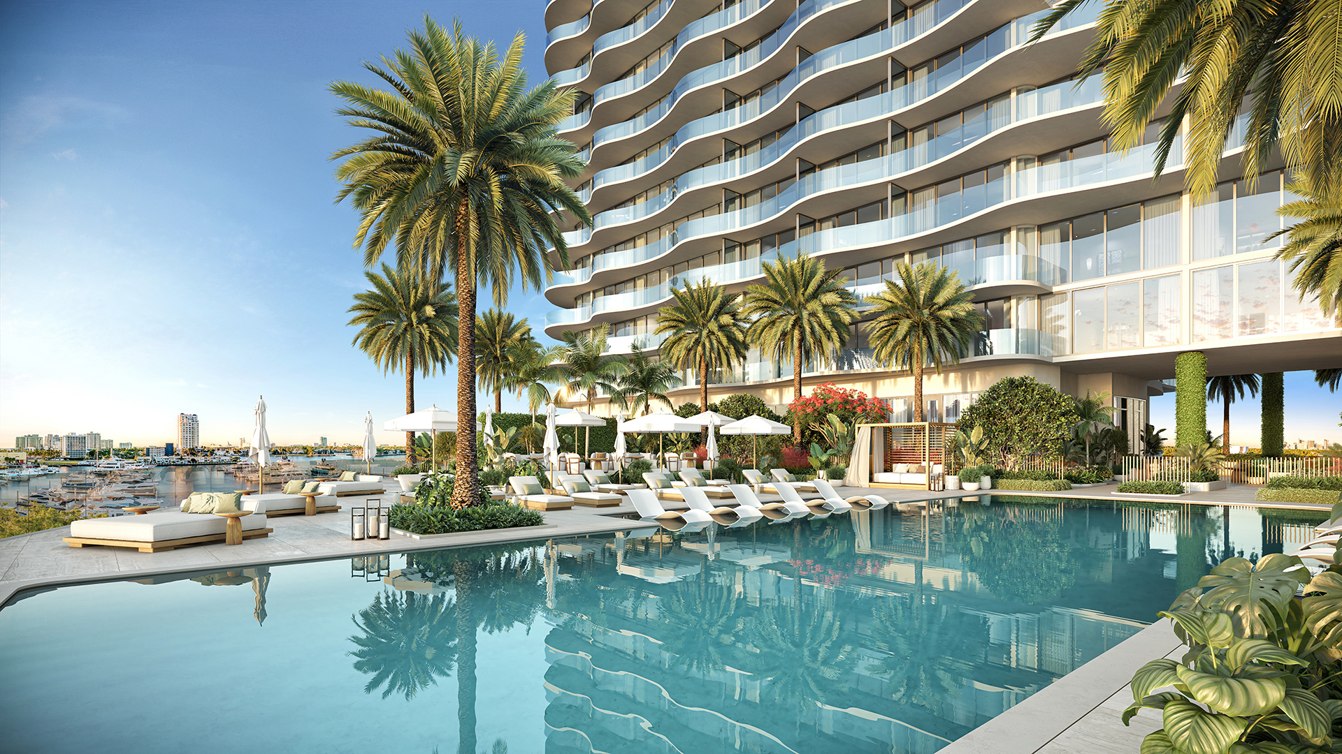 St. Regis Residences Bahia Mar - hotel east pool
