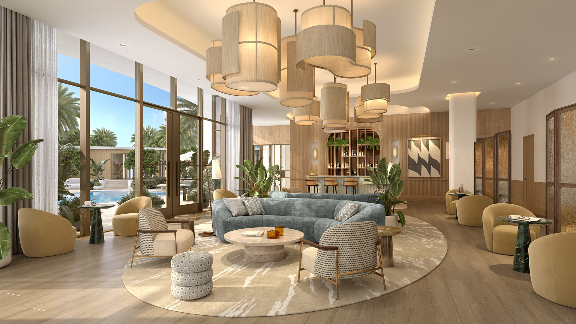 St. Regis Residences Bahia Mar - resident lounge