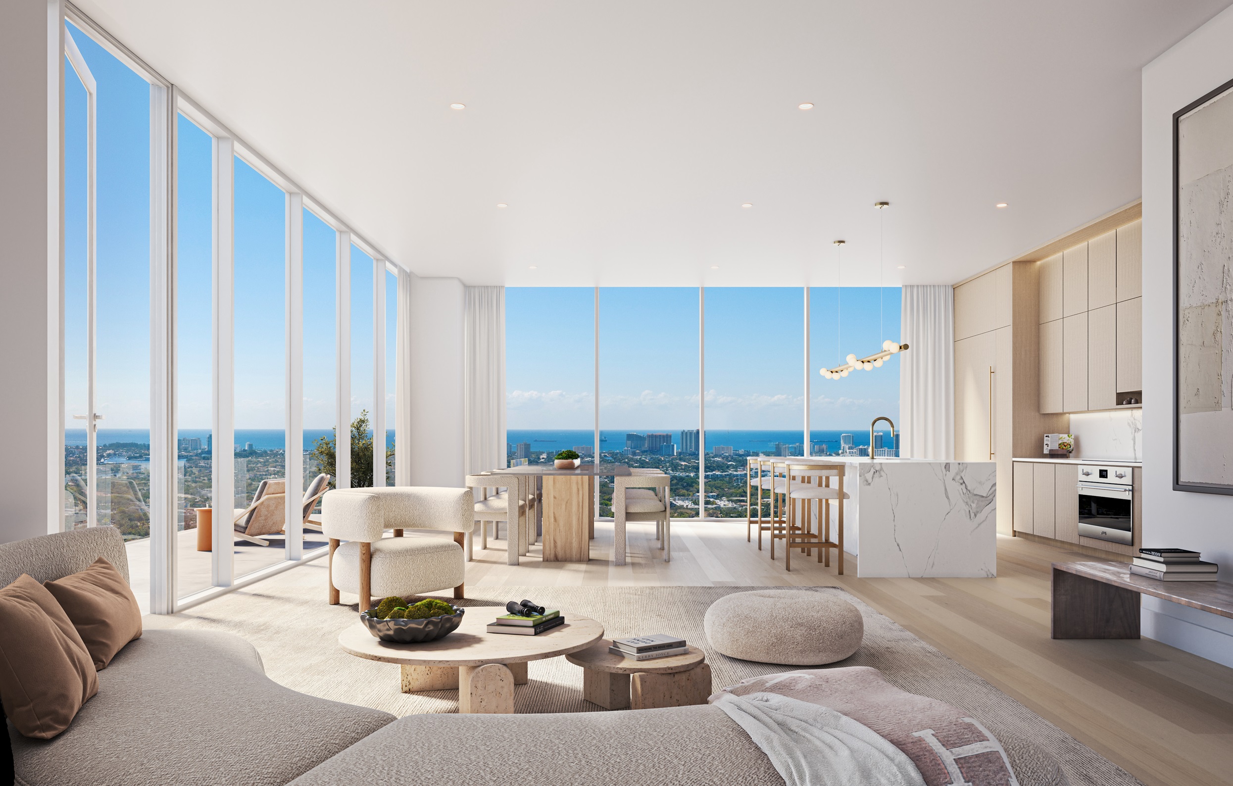 Ombelle living room rendering