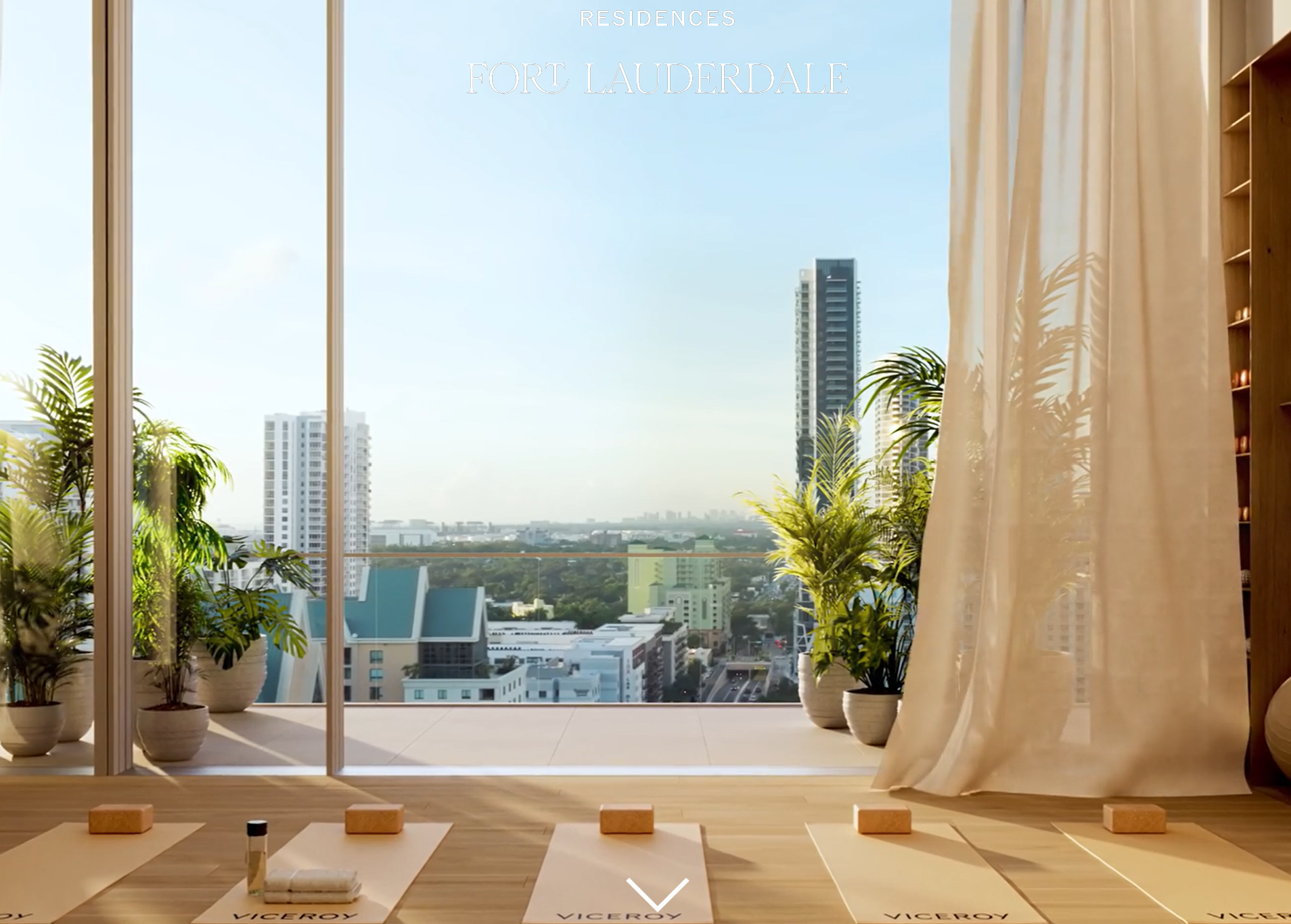 Viceroy Residences amenity deck rendering