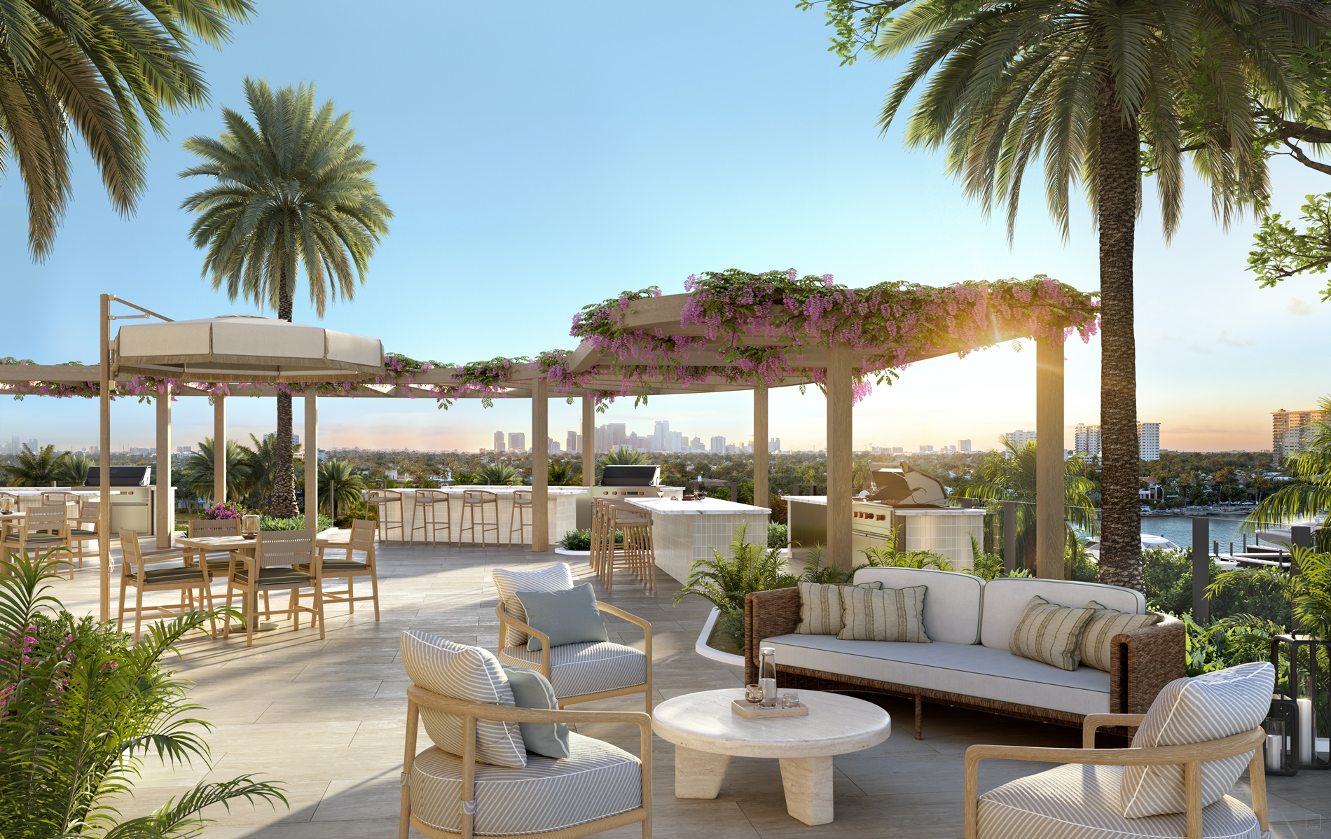 St. Regis Residences Bahia Mar - outdoor summer kitchen