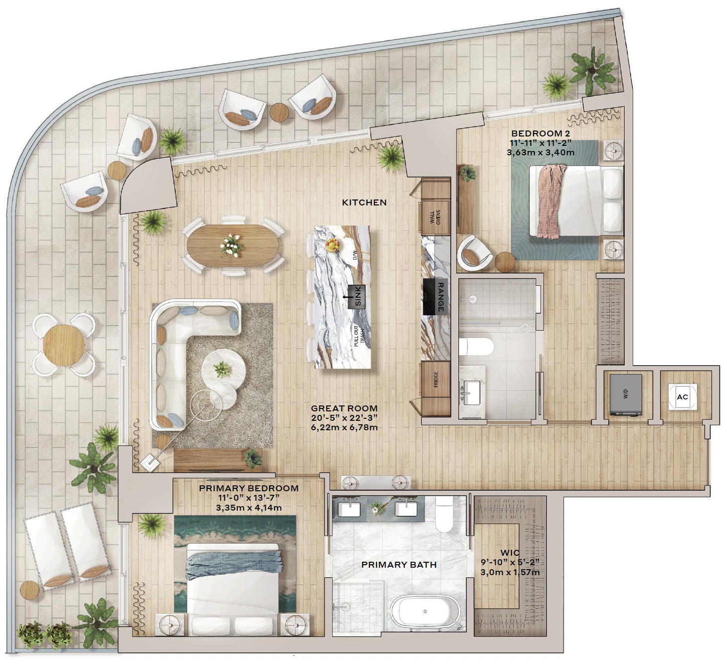 Icon Beach Waterfront Residences floor plan 01