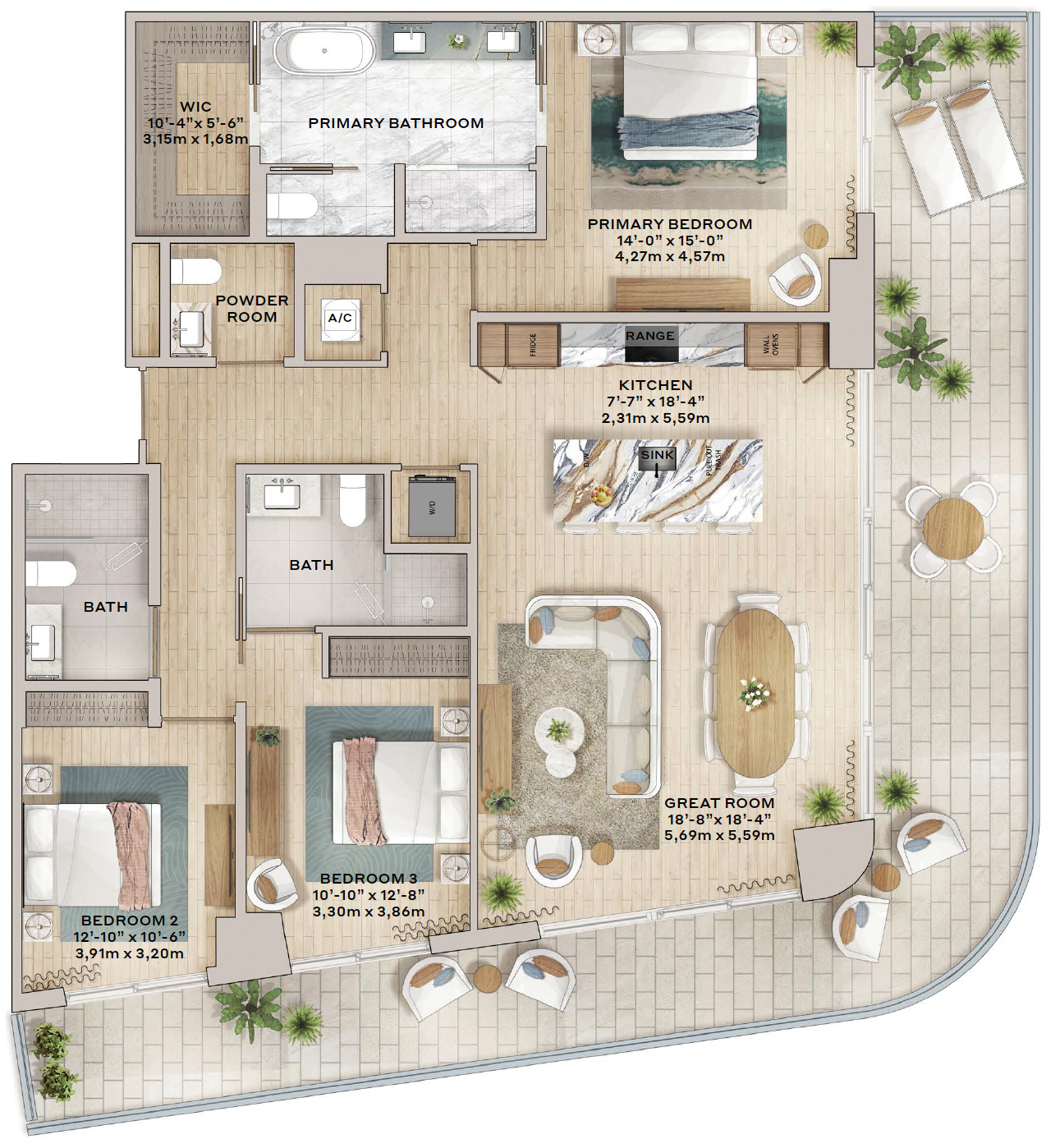 Icon Beach Waterfront Residences floor plan 10