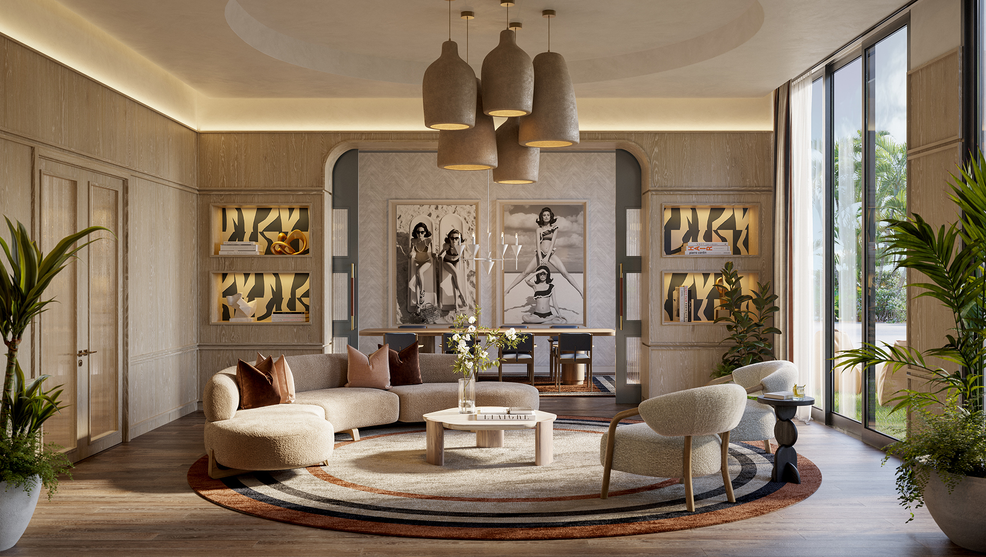 Icon Beach Waterfront Residences library lounge