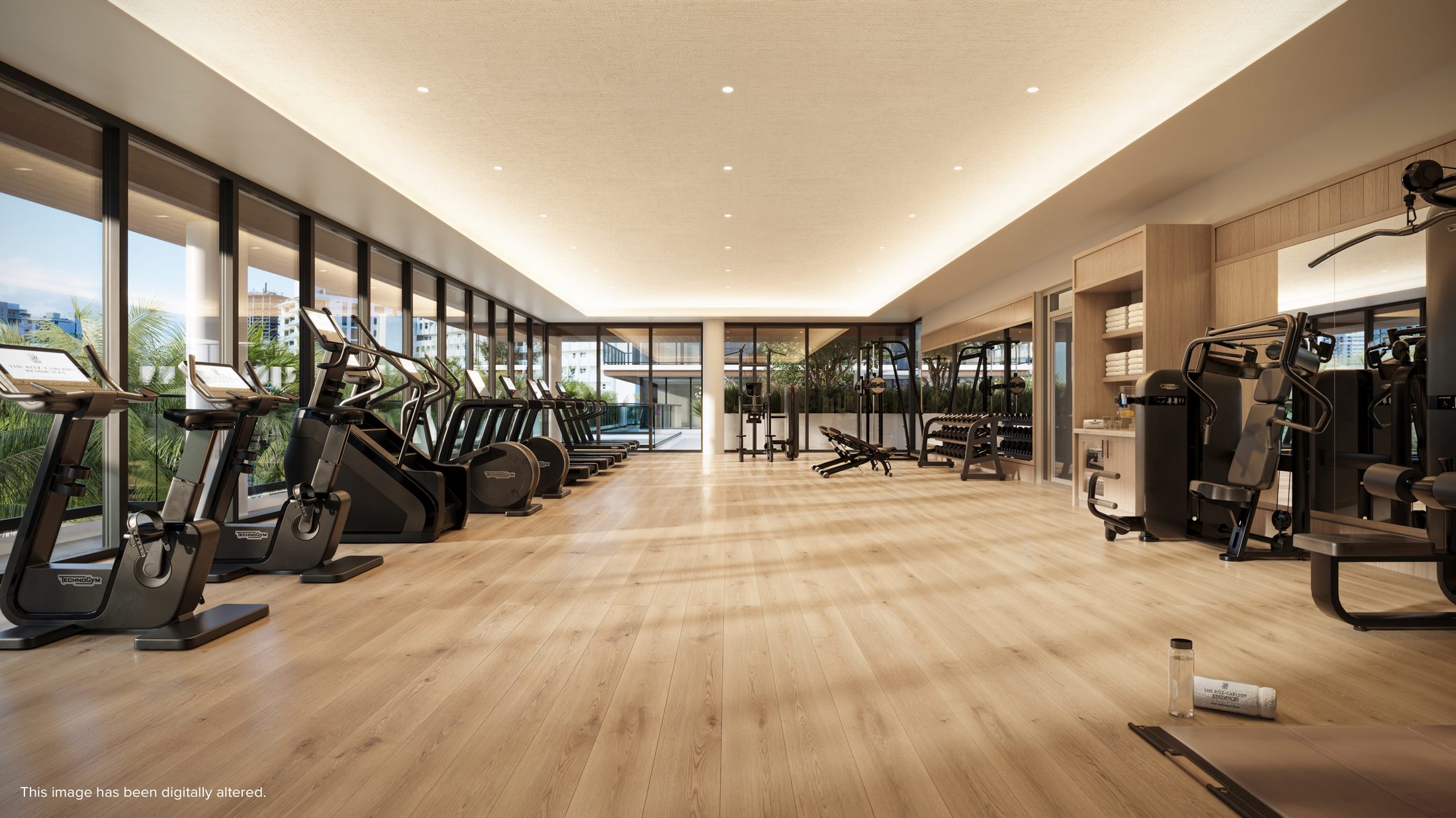 Fitness center at The Ritz-Carlton Residences, Fort Lauderdale Beach