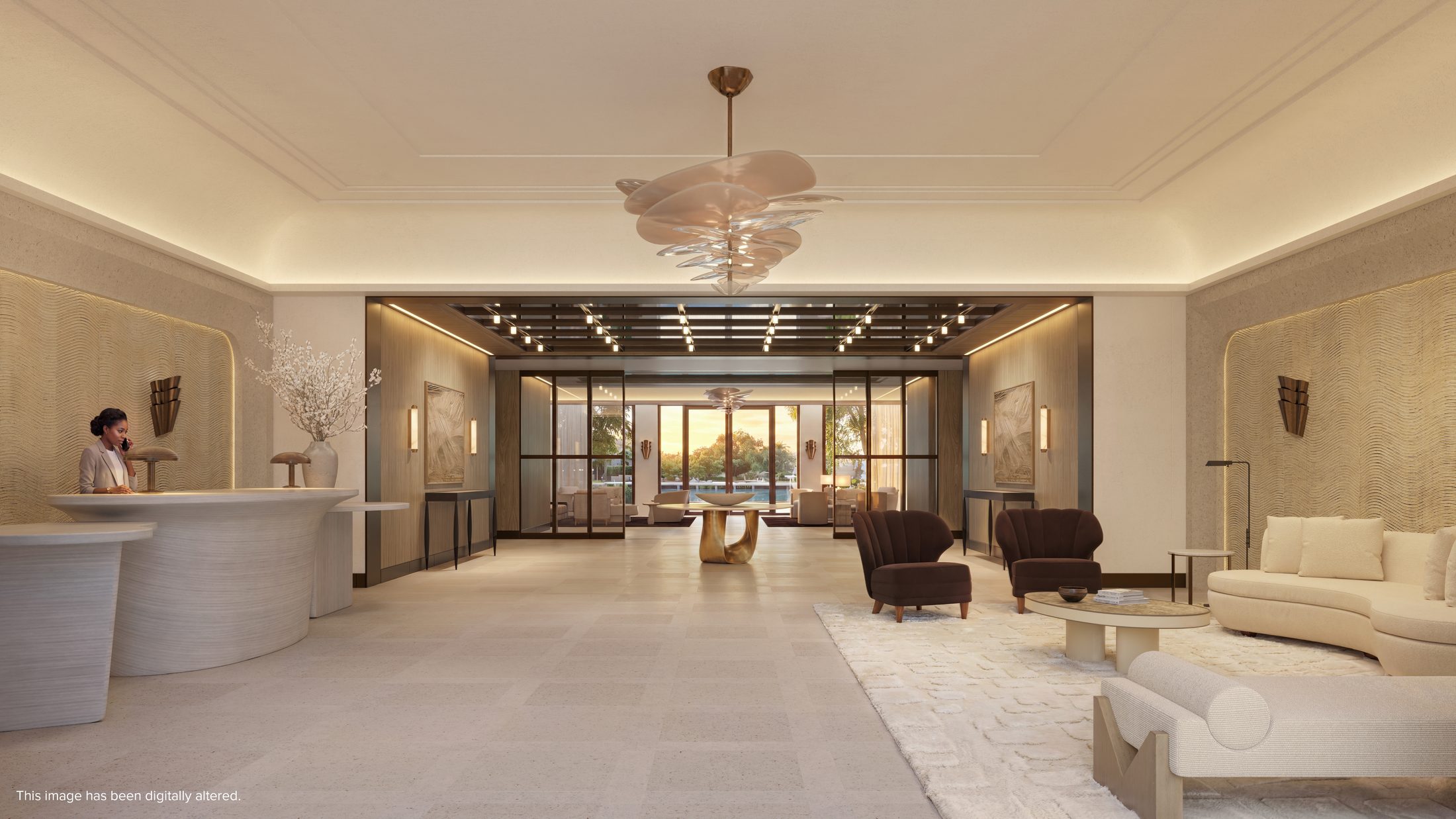 Lobby at The Ritz-Carlton Residences, Fort Lauderdale Beach
