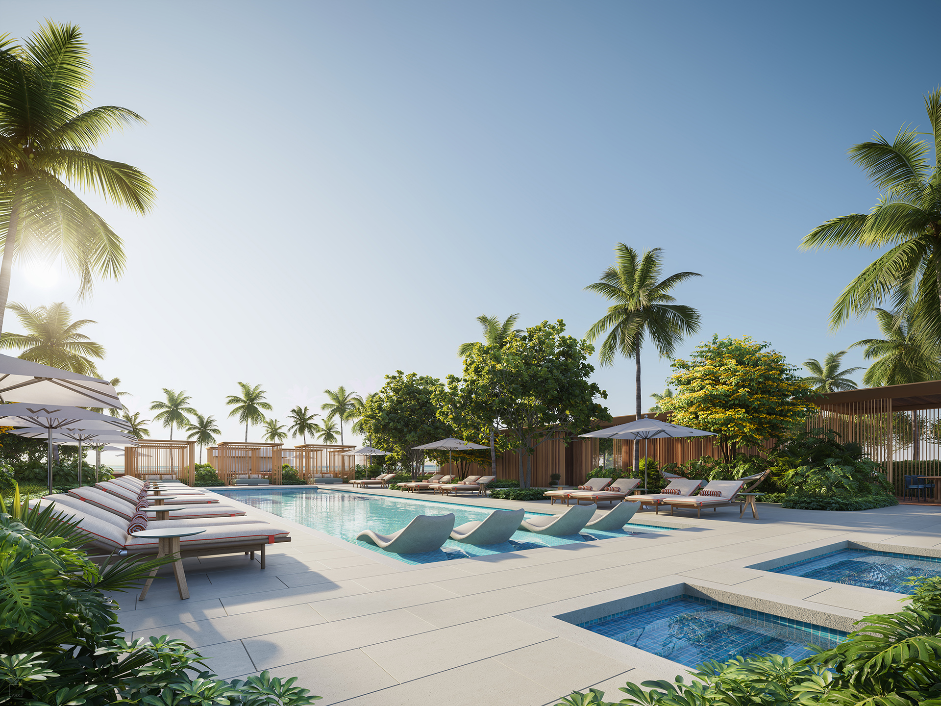 W Pompano Beach - residence pool view