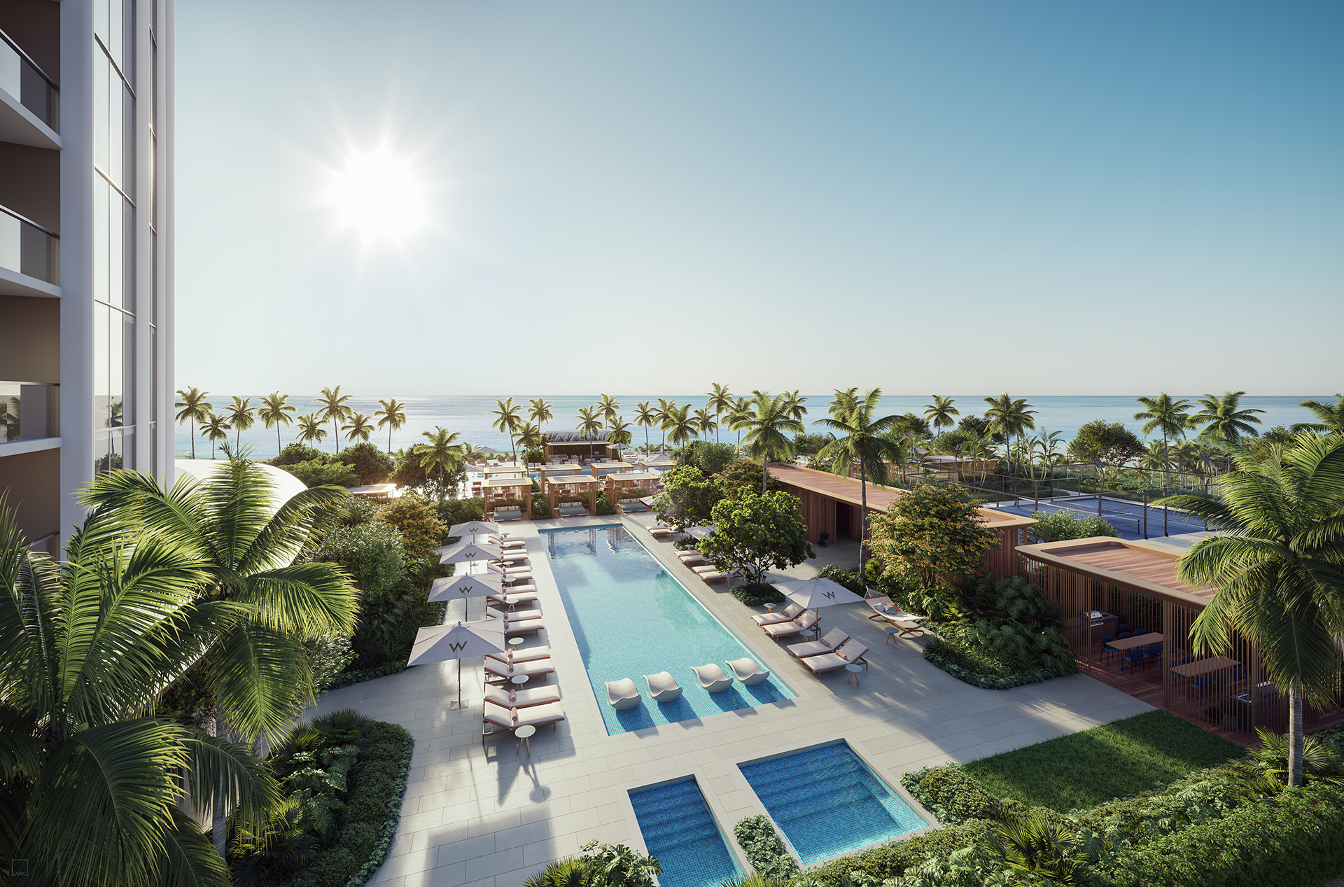 W Pompano Beach - residence pool, alternate view