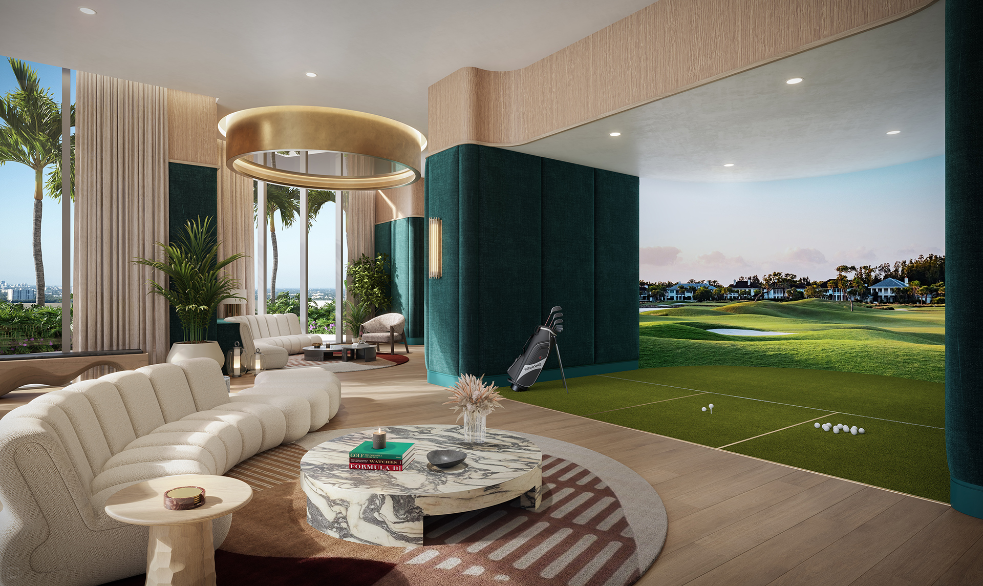 W Pompano Beach - golf simulator