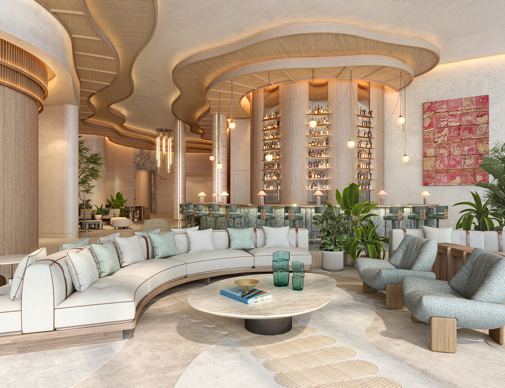 W Pompano Beach - hotel lobby bar