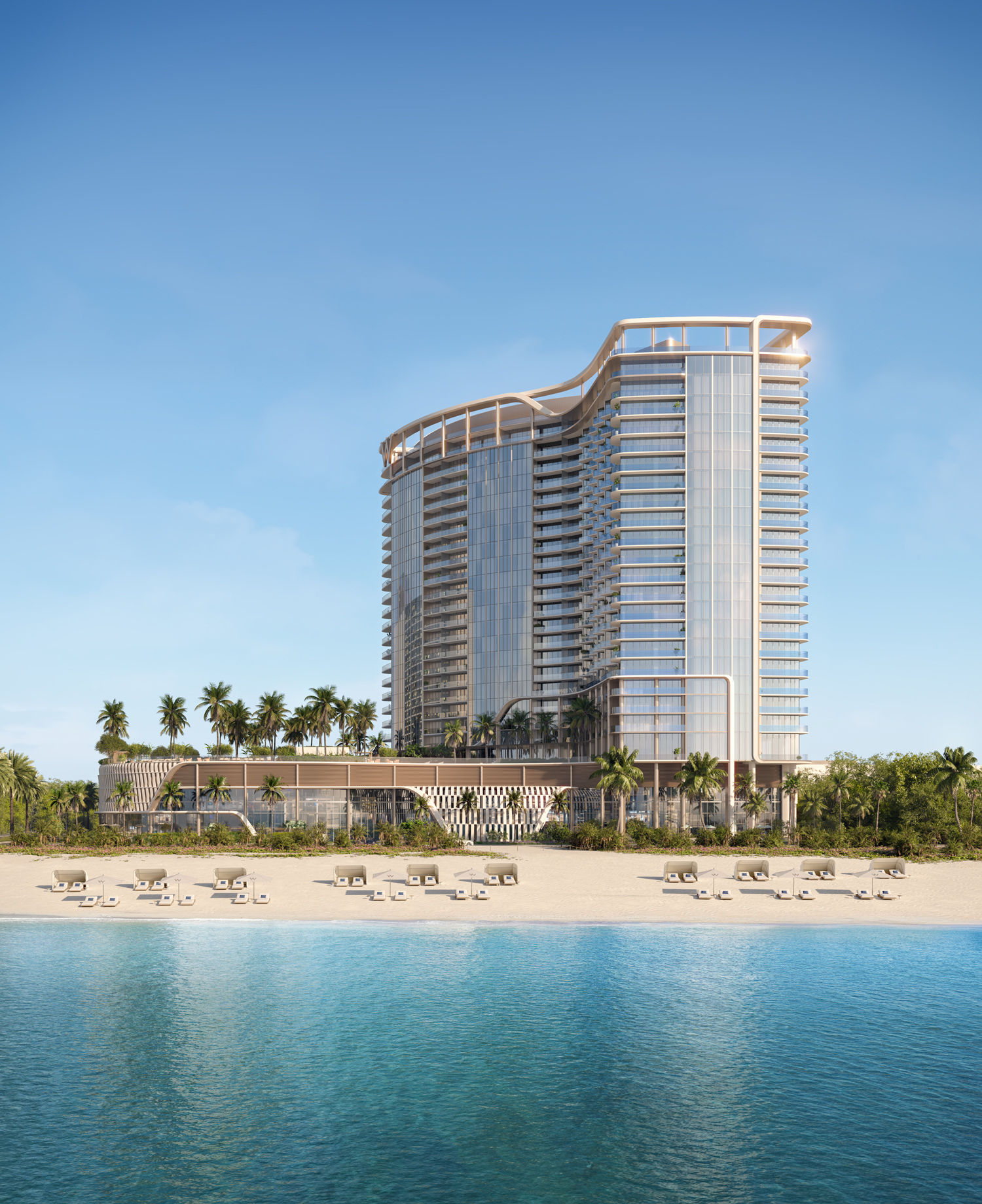 W Pompano Beach - beachfront view from the water