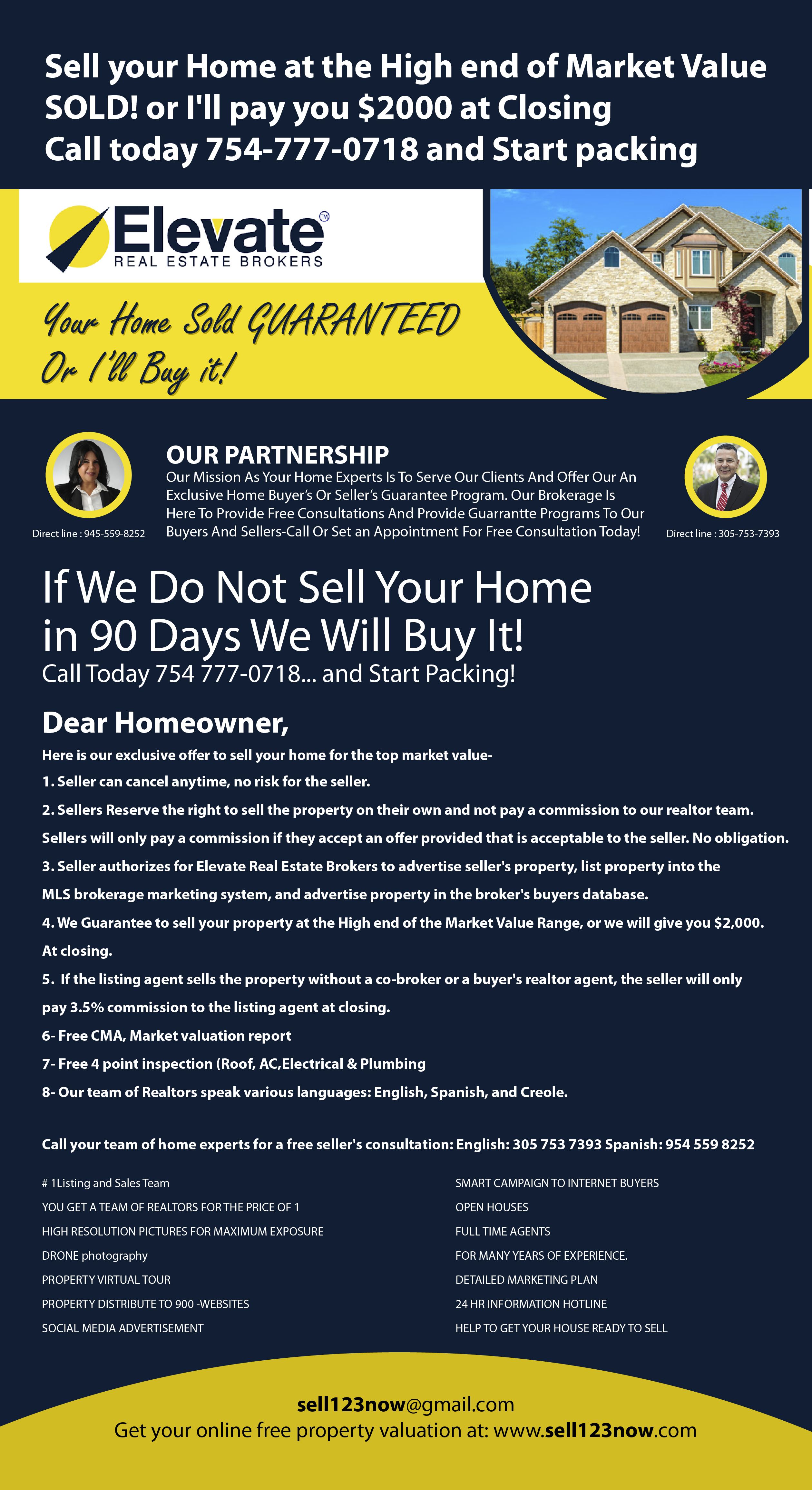 Your Home Sold Guarantee-Start Packing!