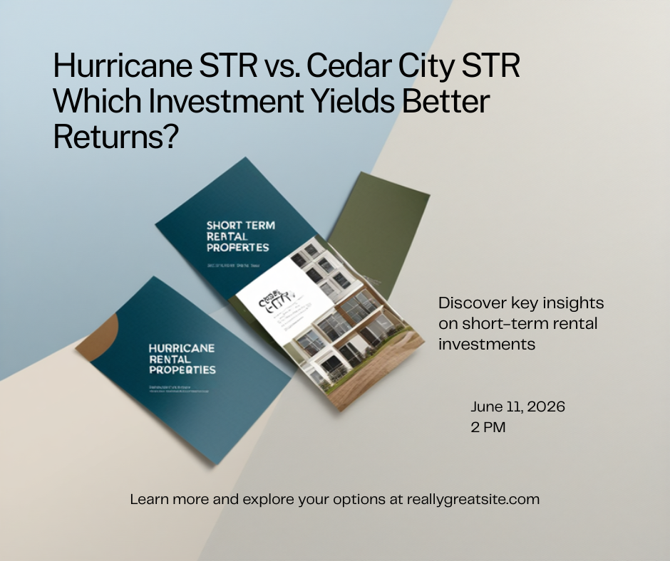 Hurricane STR vs Cedar City STR Returns
