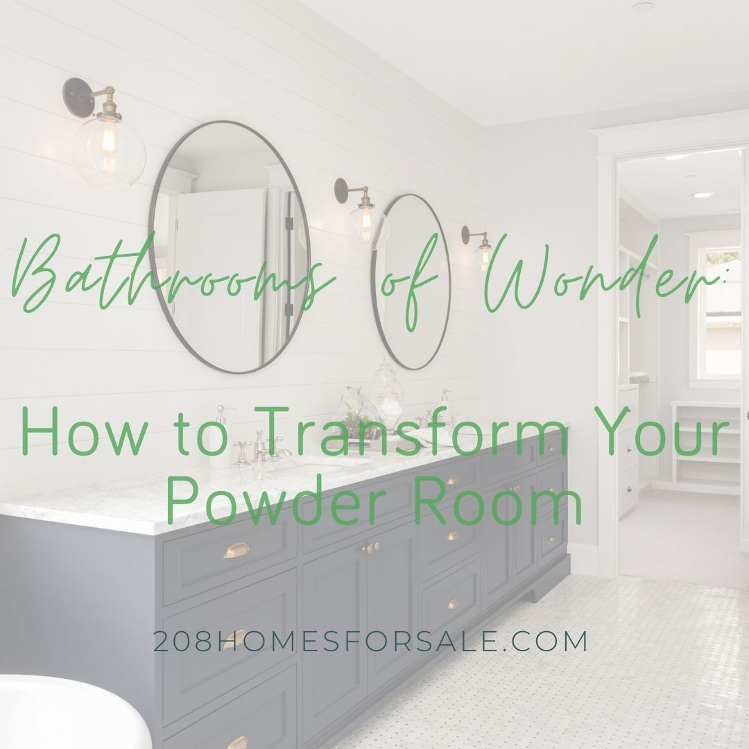 Bathrooms of Wonder How to Transform Your Powder Room