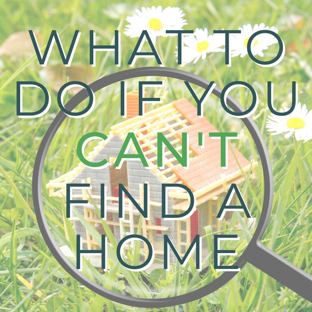 What to Do if You Can't Find a Home