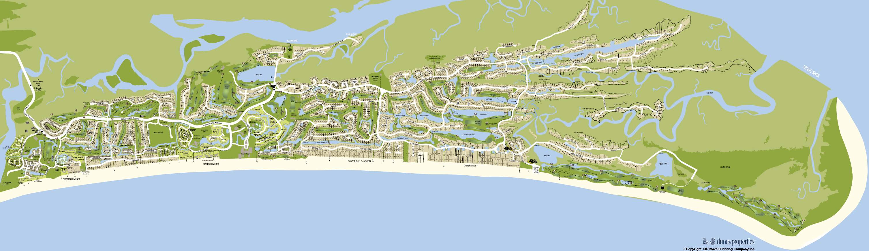 Printable Map Of Kiawah Island Printable Templates