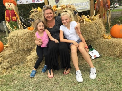 Skye Maze with her daughters