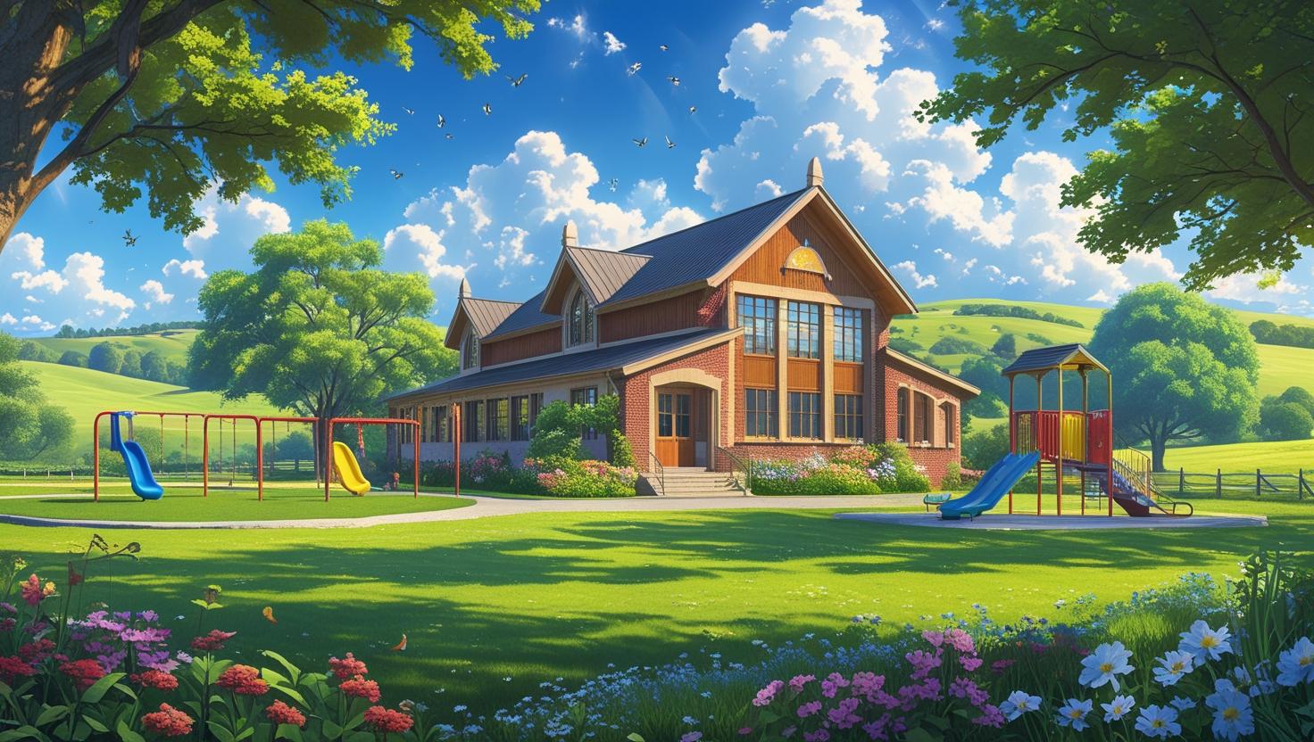 AI Generated School Image in the Country Aynor SC