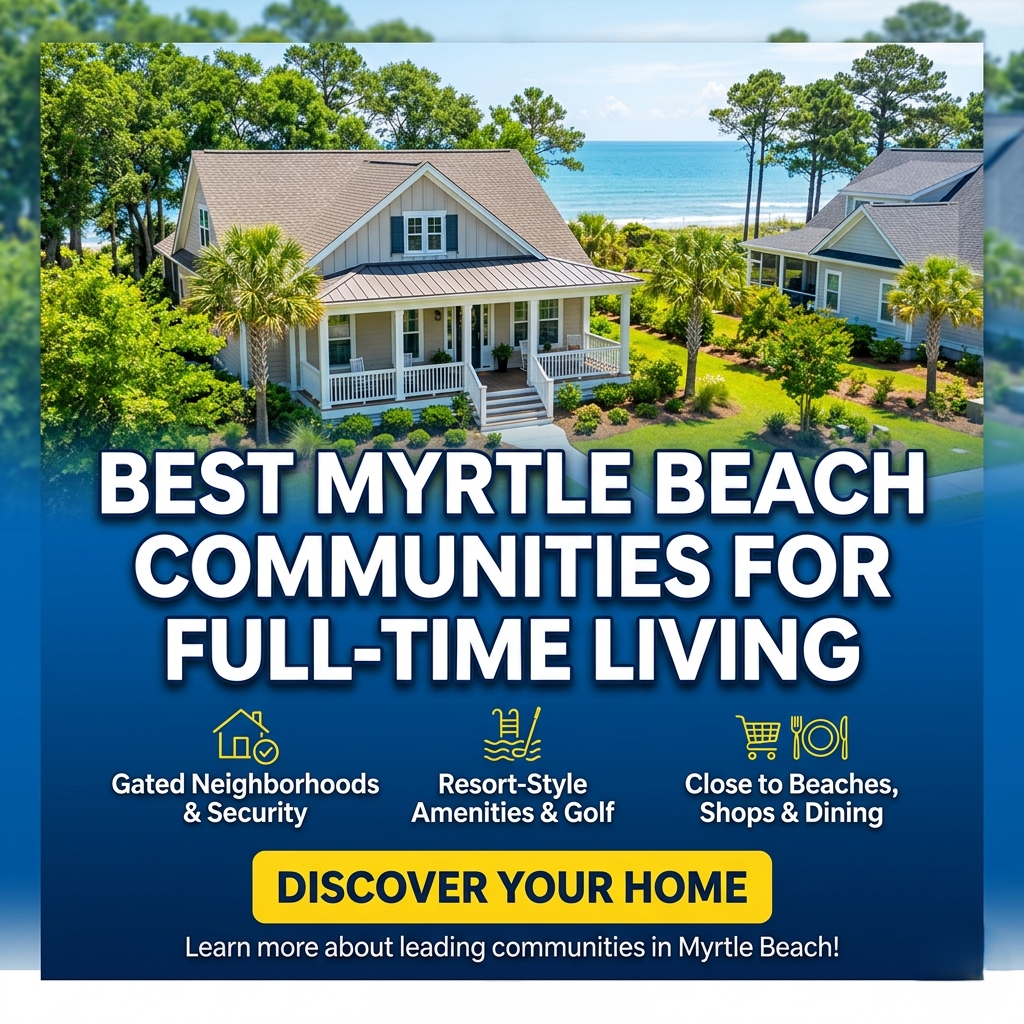 Best Myrtle Beach Communities for Full-Time Living