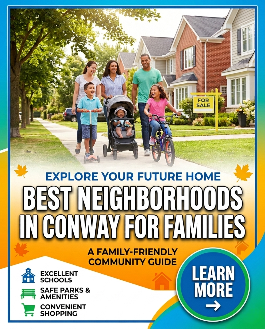 Best Neighborhoods in Conway for Families