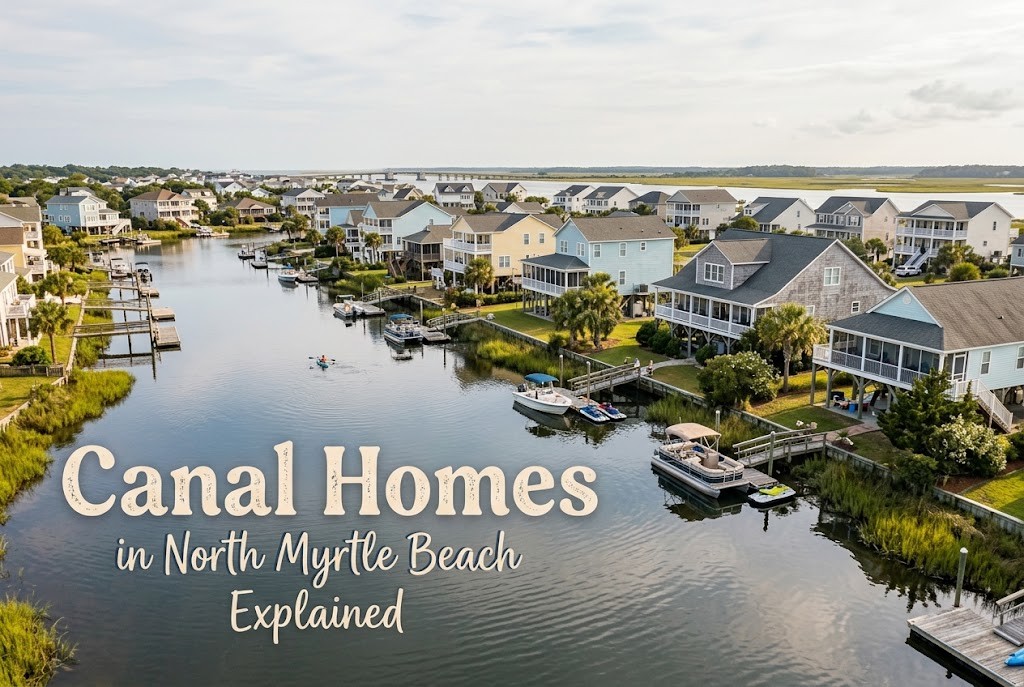 Canal Homes in North Myrtle Beach Explained