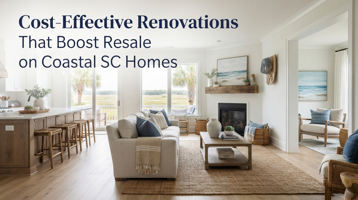 Cost-Effective Renovations That Boost Resale on Coastal SC Homes