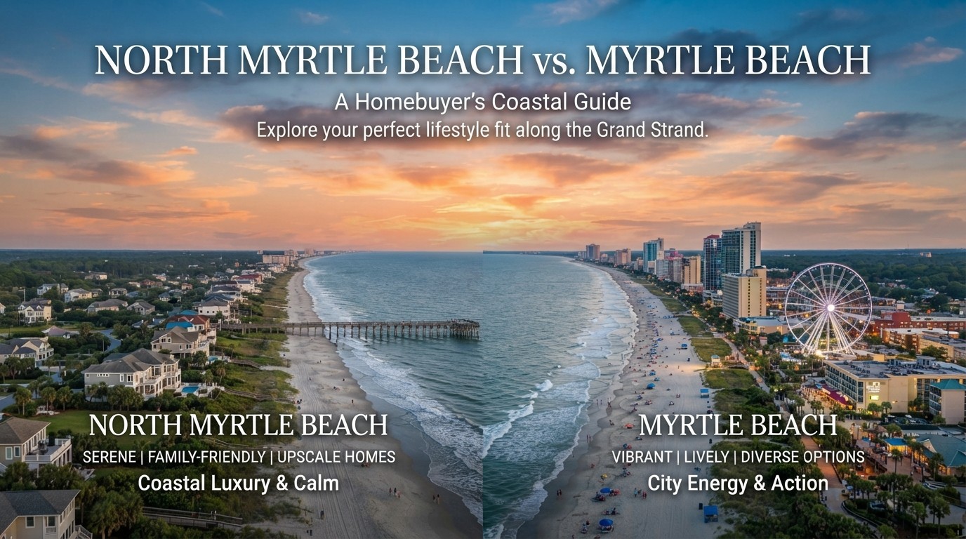 North Myrtle Beach vs. Myrtle Beach for Homebuyers