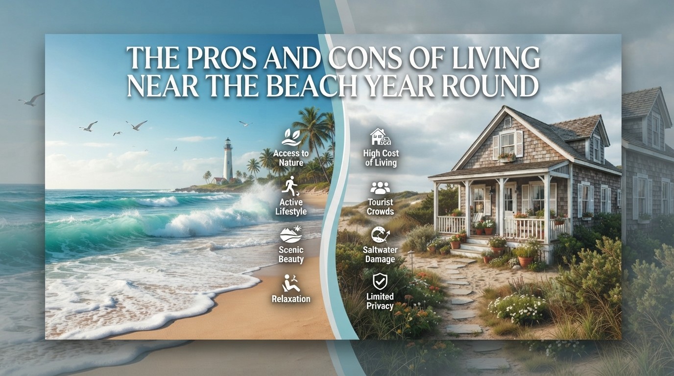 The Pros and Cons of Living Near the Beach Year Round