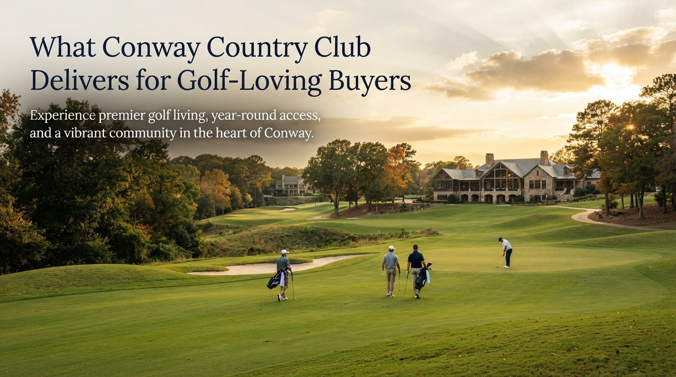 What Conway Country Club Delivers for Golf-Loving Buyers