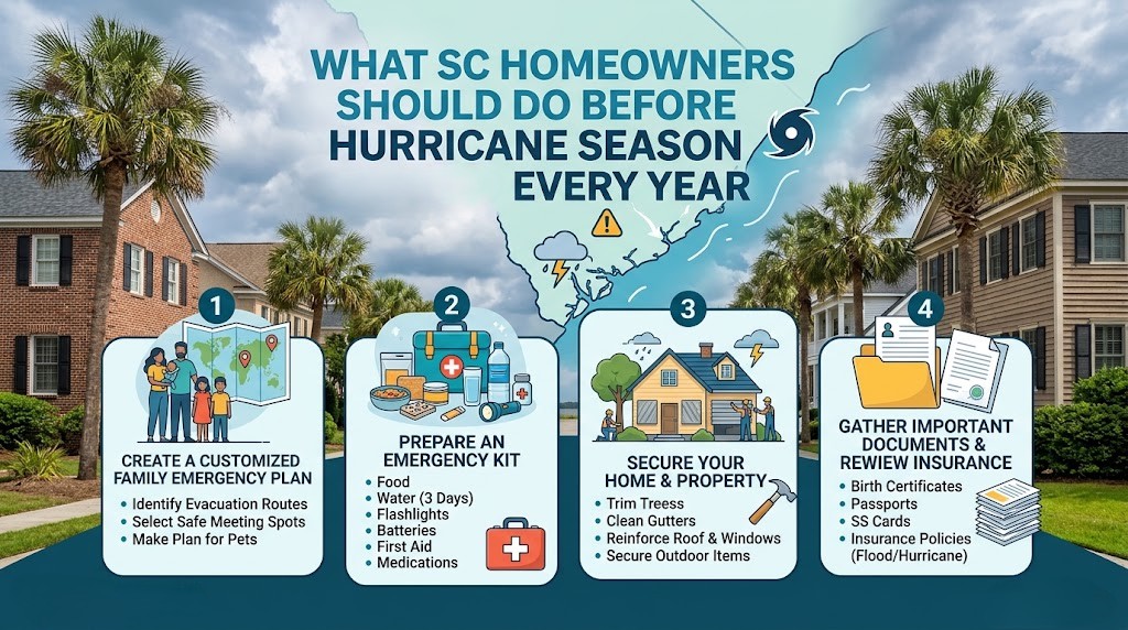 What SC Homeowners Should Do Before Hurricane Season Every Year