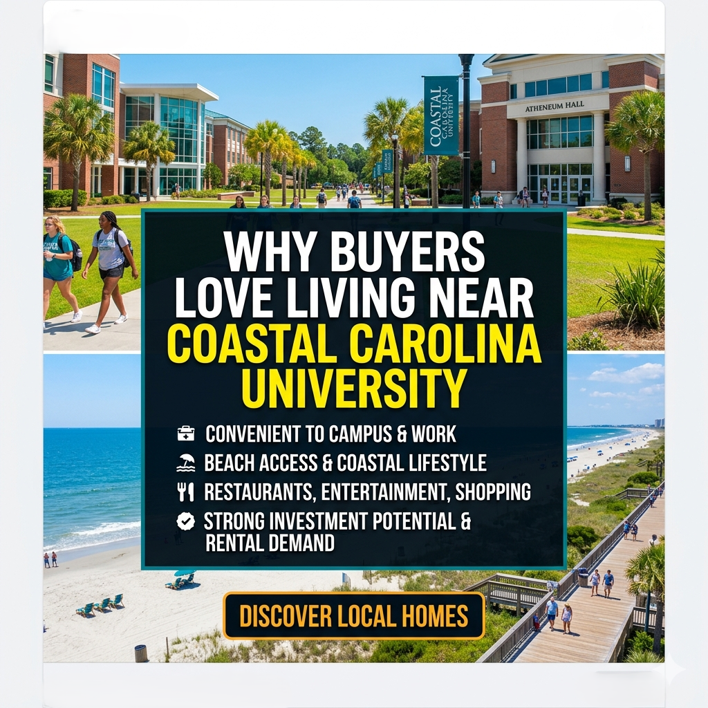 Why Buyers Love Living Near Coastal Carolina University