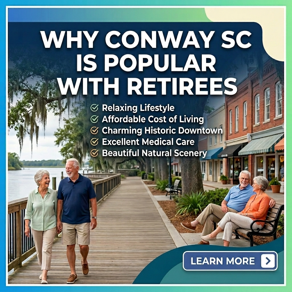 Why Conway SC Is Popular With Retirees
