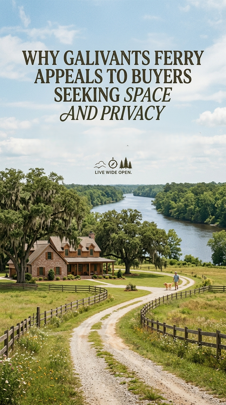  Why Galivants Ferry Appeals to Buyers Seeking Space and Privacy