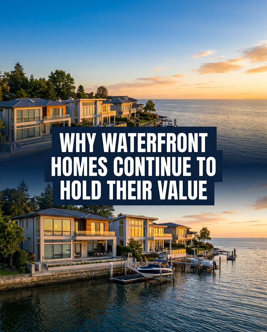 Why Waterfront Homes Continue to Hold Their Value