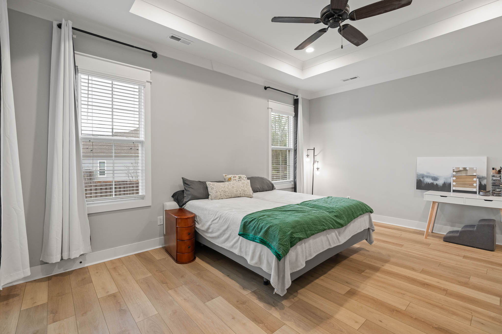 Retreat to the luxurious master suite.