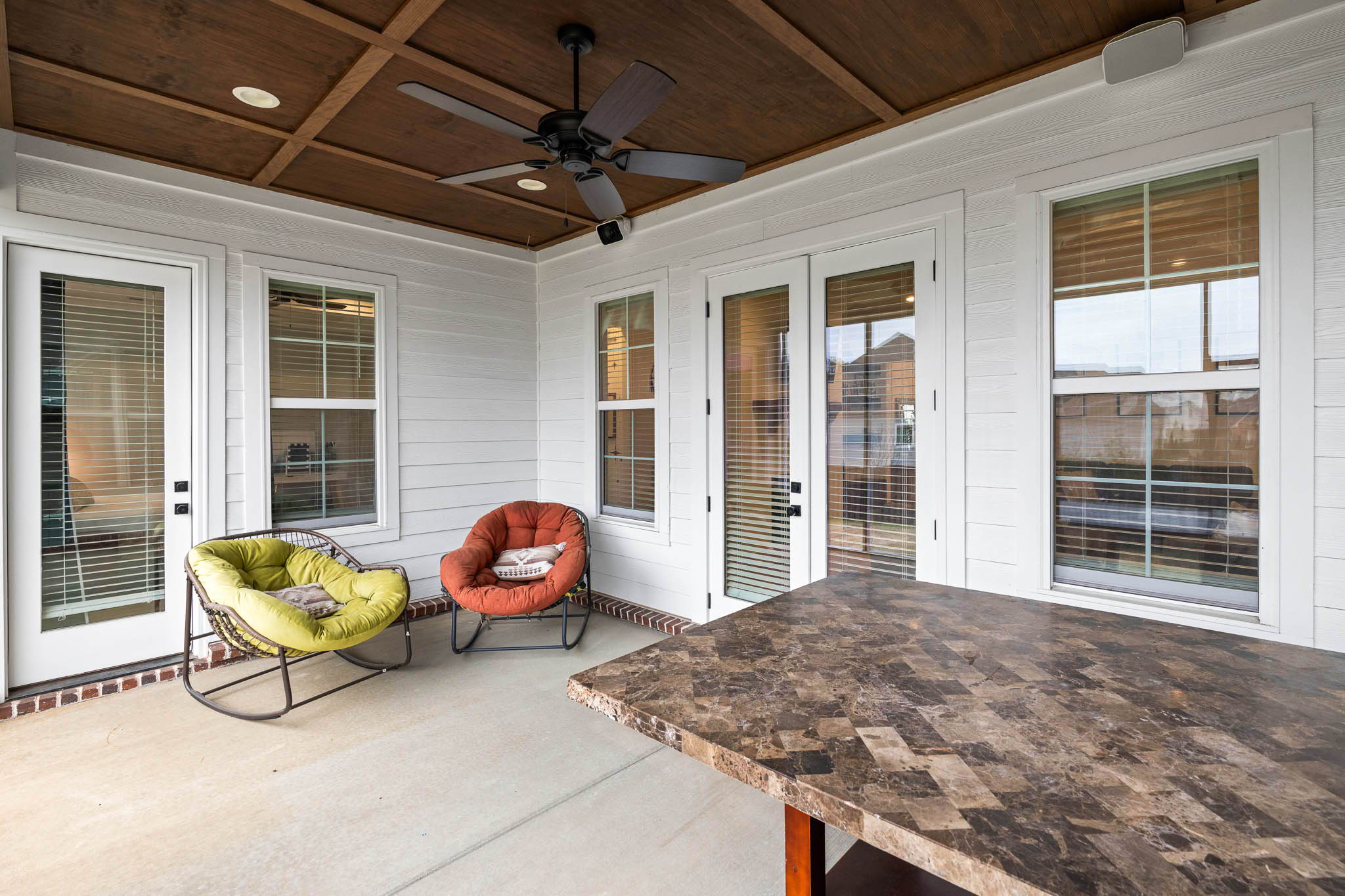 Enjoy the outdoors year-round with 2 covered porches.