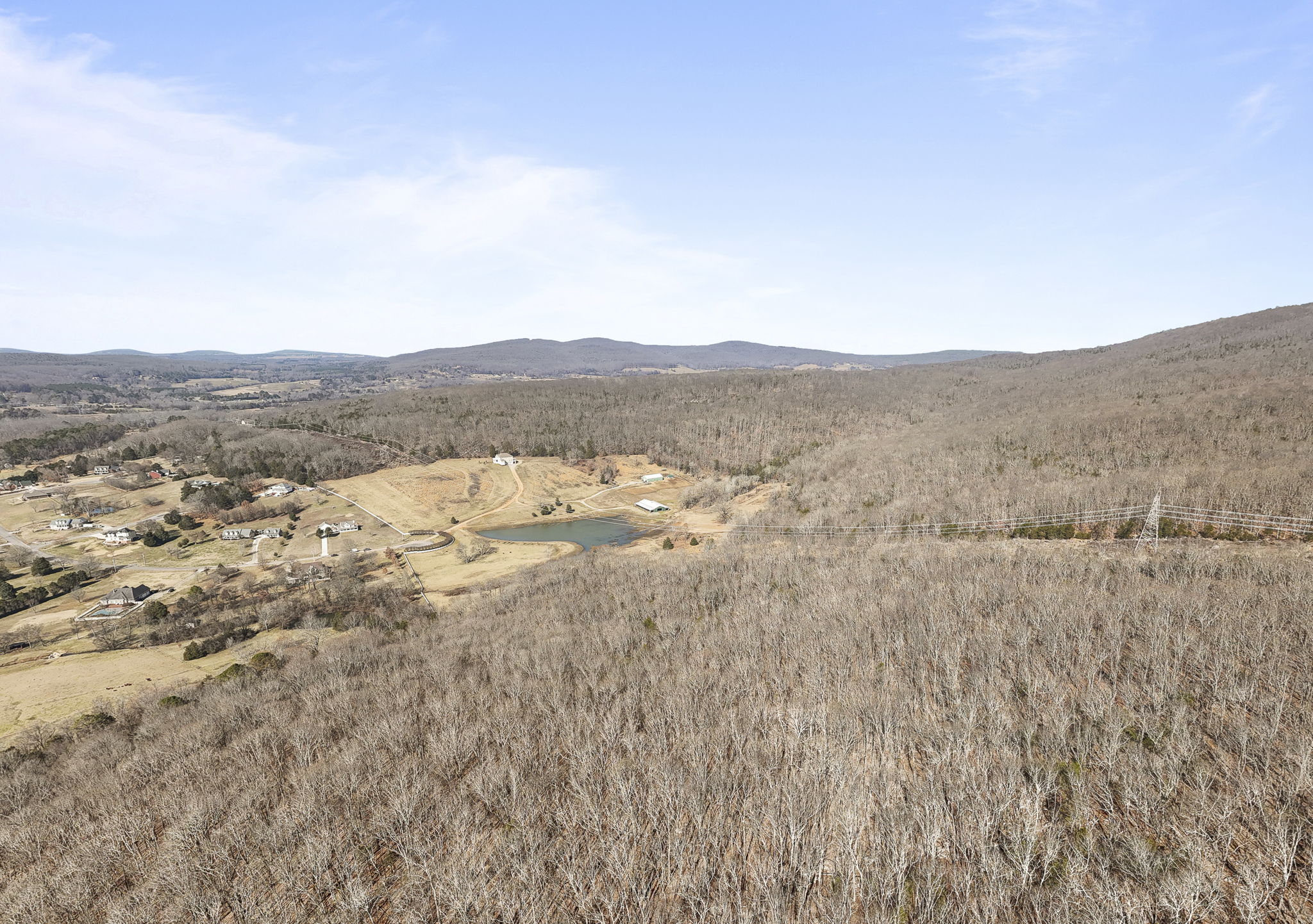 High aerial view